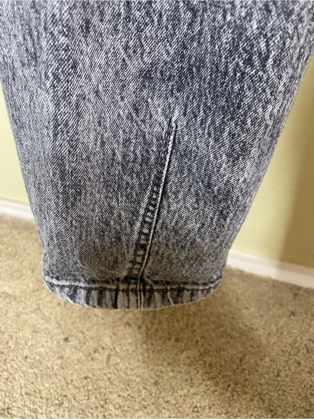 Universal Thread Black Acid wash Denim Jumpsuit Size 8